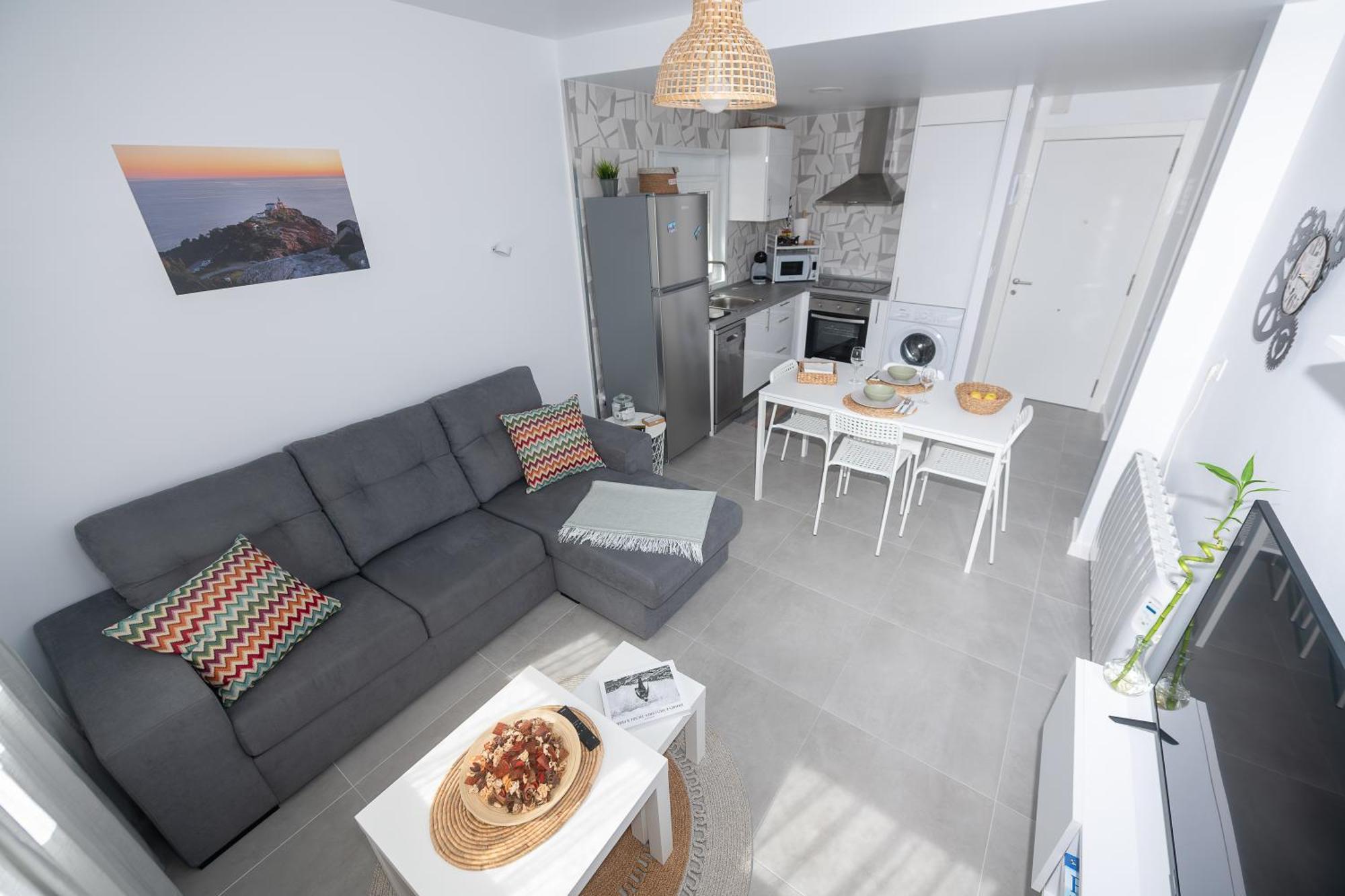 Apartamento O Tranvia En El Centro De Finisterre Exterior foto